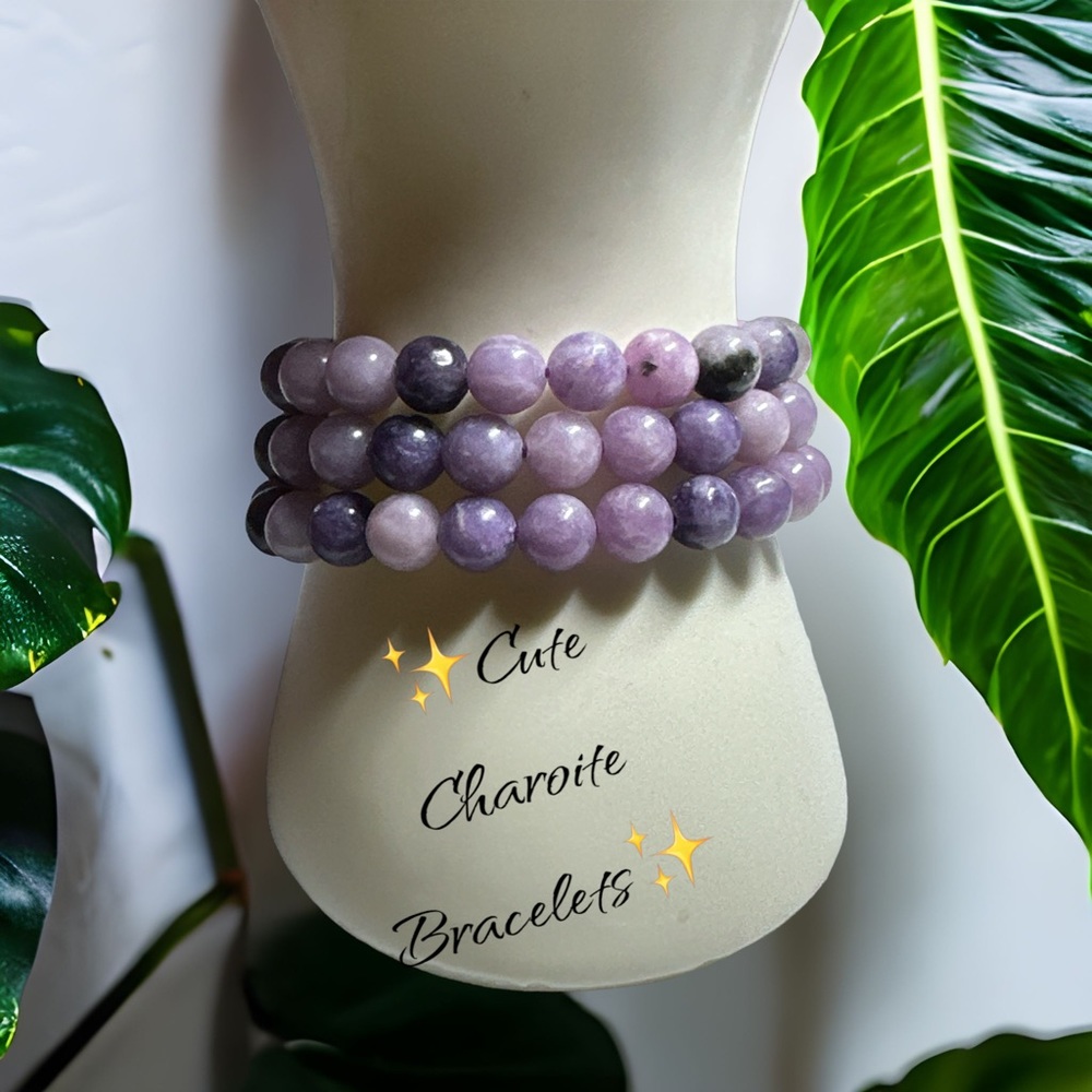 ✨Cute Charoite Bracelets✨